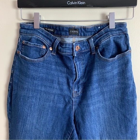 [Talbots] Women's Denim Modern Ankle Jeans Mid Rise Straight Leg Jeans - Picture 2 of 7